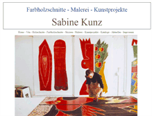 Tablet Screenshot of kunz-art.de